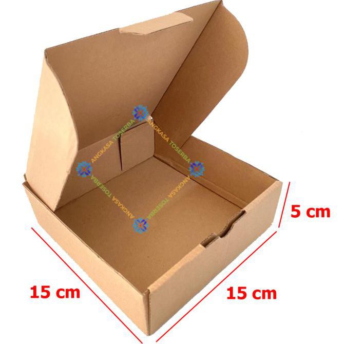 Ready Stock] Dus Hampers Polos 15X15X5Cm Kardus Karton Box Kotak Kado Souvenir