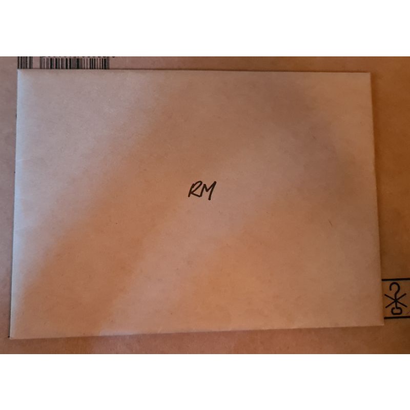 BTS - RM making log sealed (dari jogger pants merch made by artist)