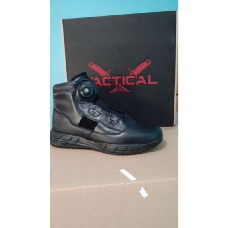 Sepatu PDL TNI Polri Parabellum Merk tactical model MIDTRACK