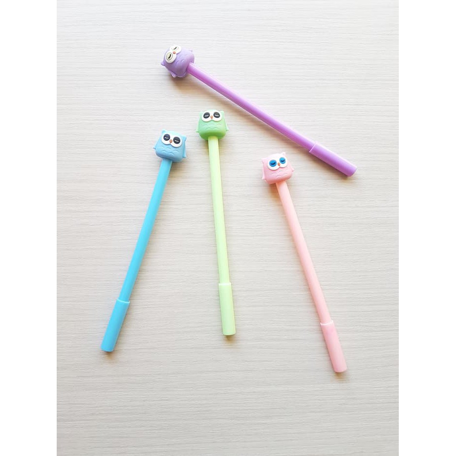

PULPEN GEL - OWL - 0.5mm BLACK