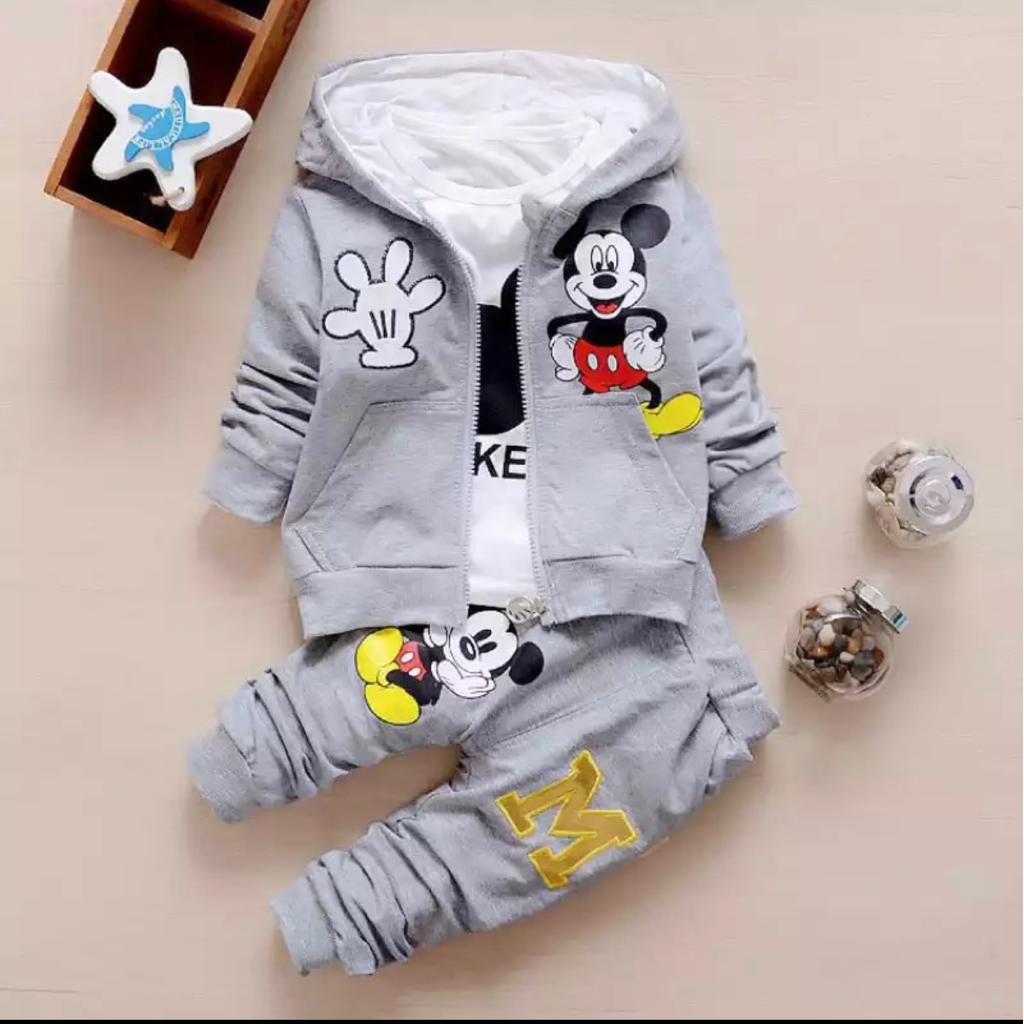 SETELAN JAKET ANAK 3 in 1 MIKIMOSE JAKET ANAK LAKI LAKI JAKET ANAK PEREMPUAN TERLARI1-5THN HARGA GROSIR