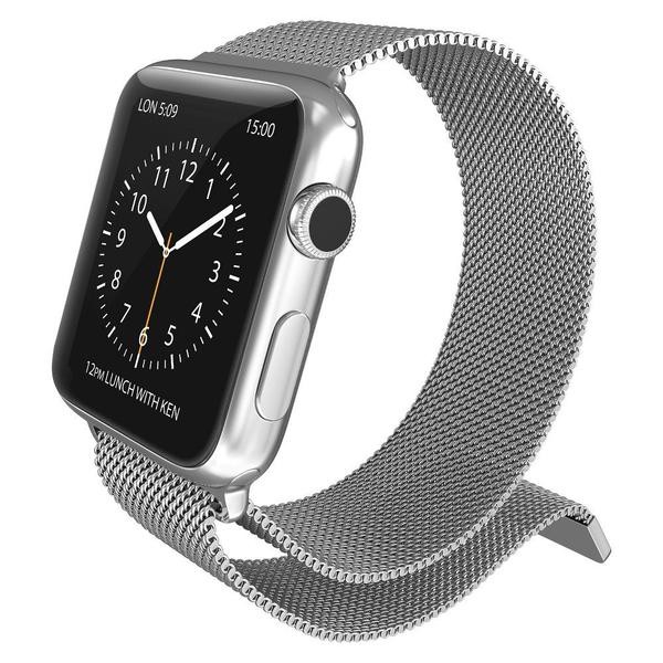 Xdoriw hybrid mesh steel band for apple watch 42 mm silver