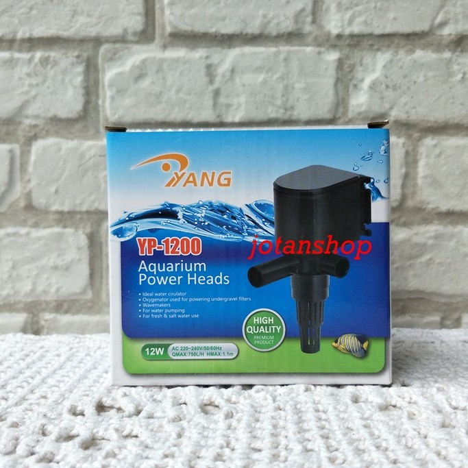 YANG YP1200 YP 1200 mesin pompa power heads powerhead aquarium aquascape