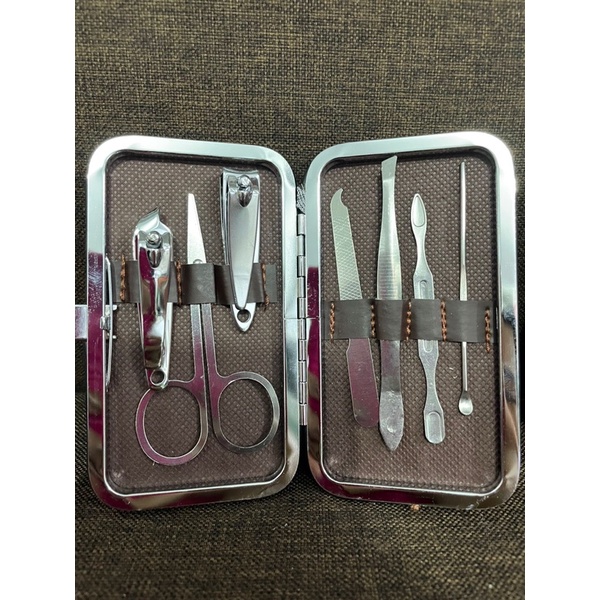 1 set alat gunting kuku / alat manicure pedicure / alat perawatan kuku portable / alat kecantikan set gunting kuku