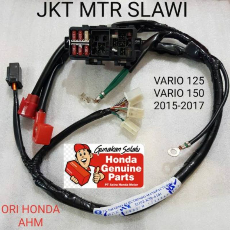 32102 K59 A10 Kabel baterai bagian aki sub harness battery vario 125 dan 150 led asli honda 32102 K5
