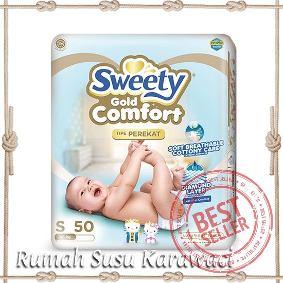 Sweety Comfort Gold Rekat NB52 / S50 - RUMAH SUSU