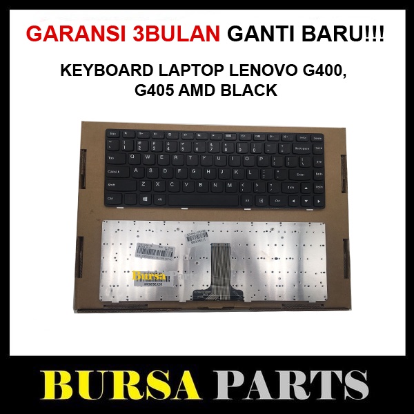KEYBOARD LAPTOP LENOVO G400, G405 AMD BLACK