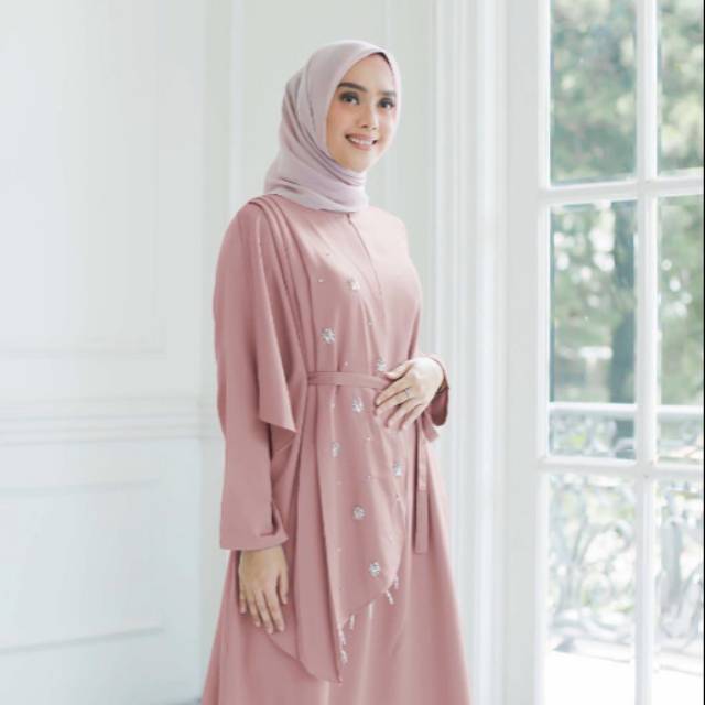 Zalia Dress Rose Vanilla Hijab