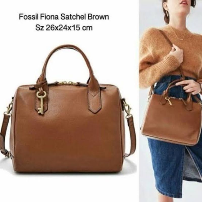 FossilOriginal100% Fiona Satchel Brown