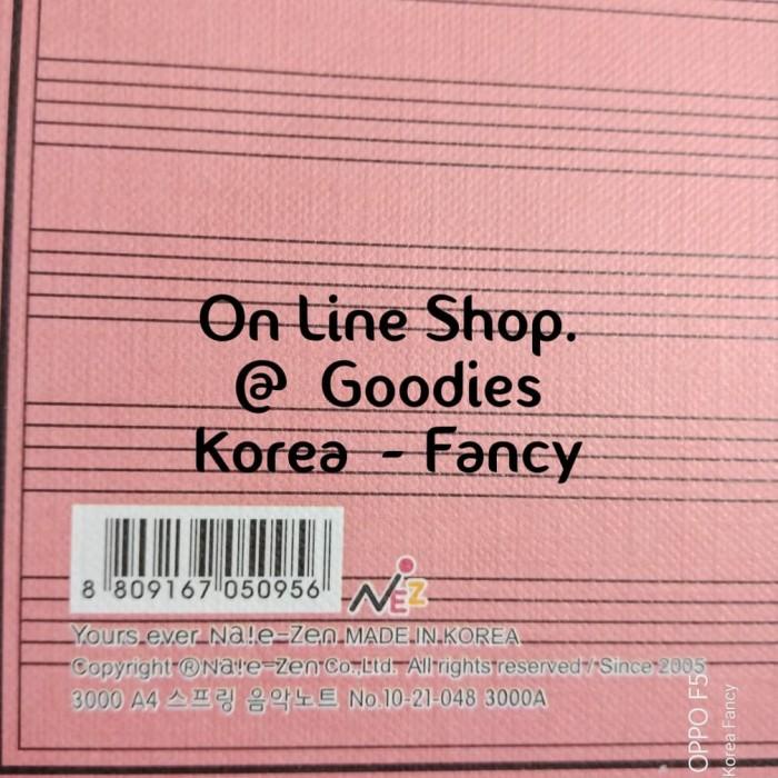 

Buku Spiral Musik Garis5 / Music NoteBook Size A4 Ori Korea ReadyStock