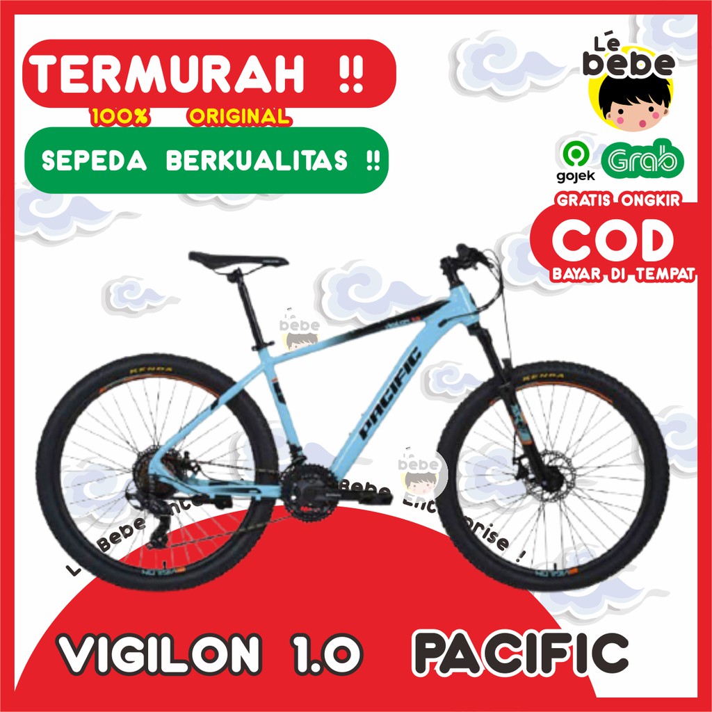 Sepeda Gunung MTB PACIFIC VIGILON 1.0 Sepeda Lipat Sepeda Gunung Road Bike Sepeda Artis SNI ORIGINAL