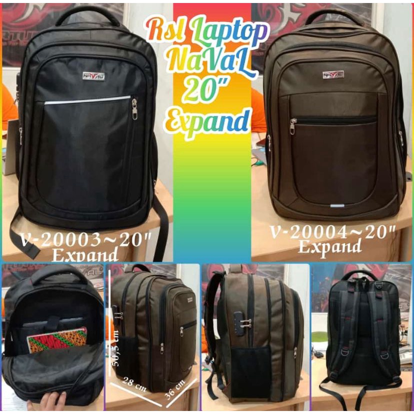 Polo Power Tas Pria Ransel Laptop 20 inc Backpack Expanding Import Jumbo Size Tas Punggung Pria Ransel Polo Original