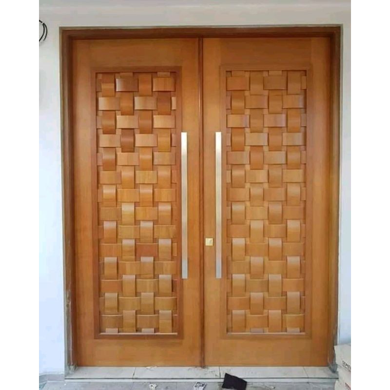 kusen pintu model anyaman