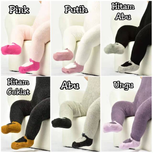  Celana Legging Bayi Newborn  Anak Perempuan Stocking 