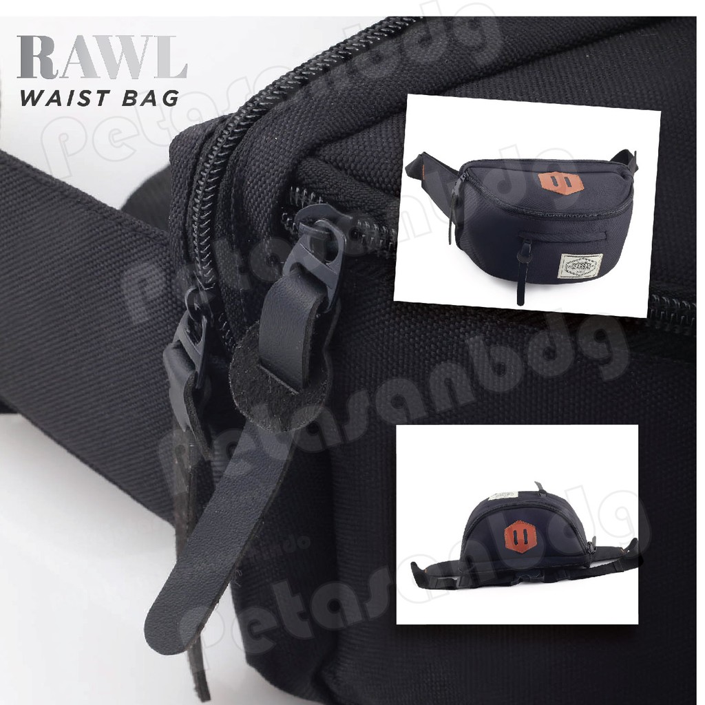 PTS - Gear Bag RAW Port -13072 - Waistbag Kanvas Casual Tas Selempang Pria Crossbody Man Sling Chest Bag