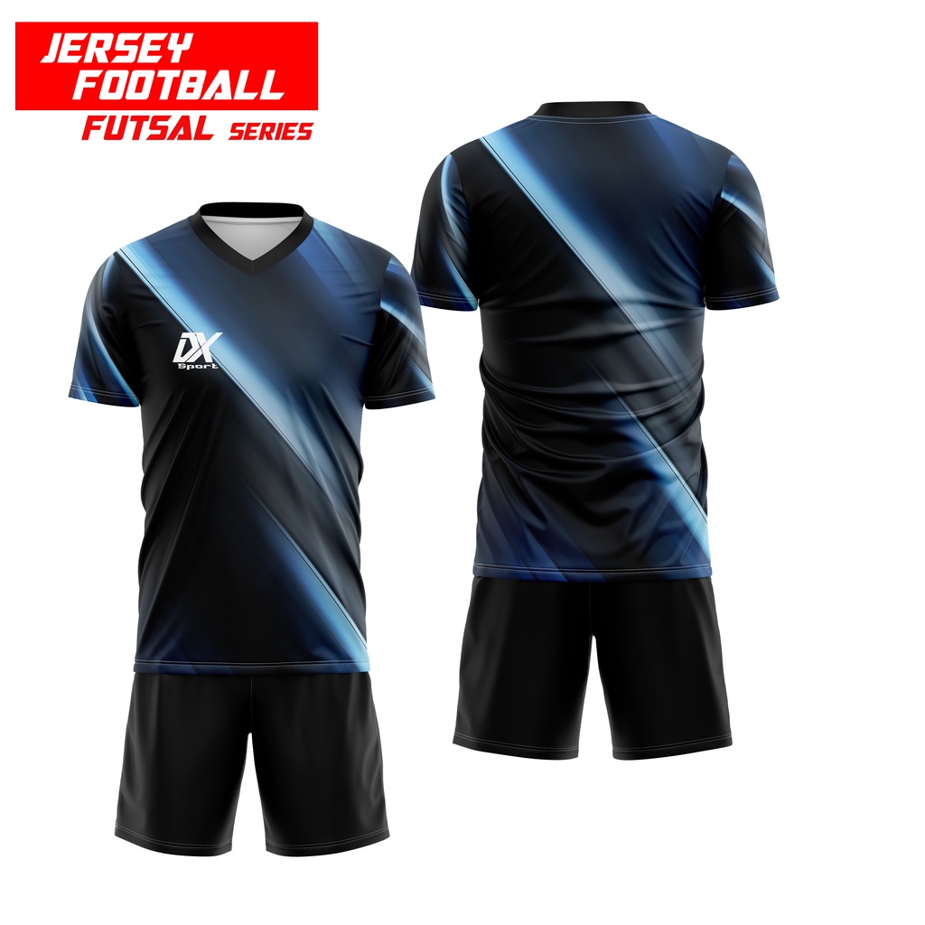 BAJU JERSEY BOLA FUTSAL DX SERIES I FULLPRINTING ONE SET PREMIUM