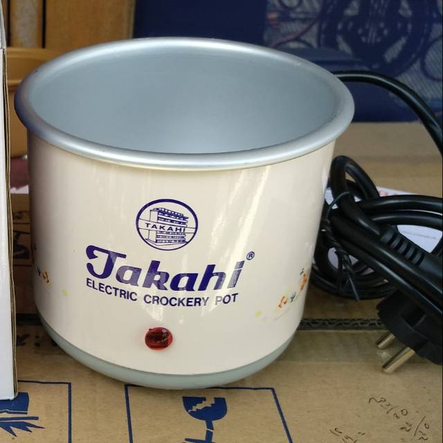 Mesin Saja Takahi Slow Cooker Electric Crockery Pot 0.7Liter