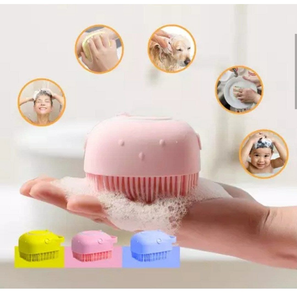 Soft silicon Gel Brush-bersihkan daki seperti habis luluran  |FN