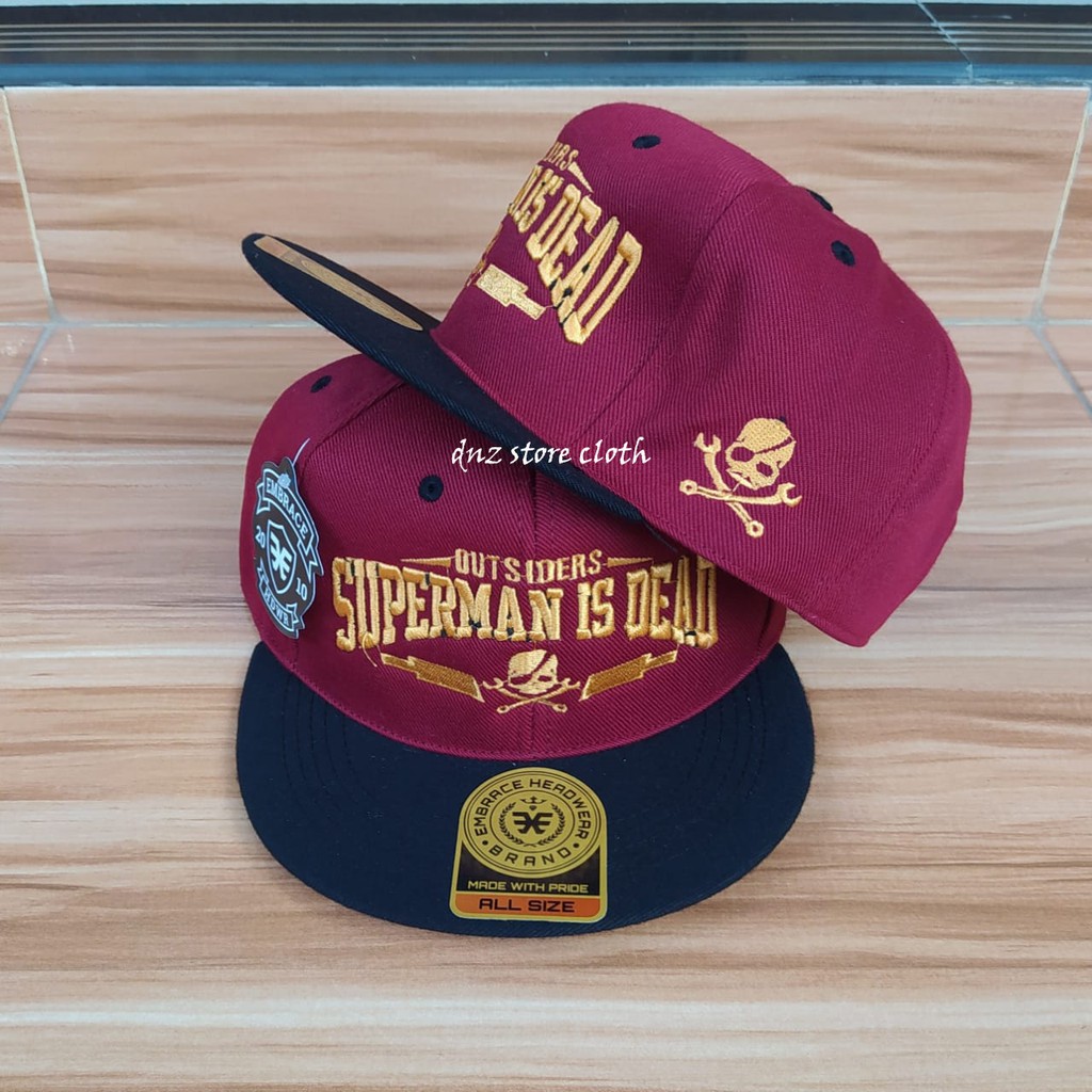 Topi snapback band metal superman is dead