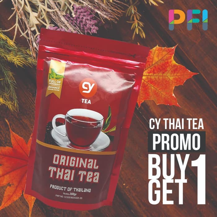 

CY original Thai tea Pouch 200 gr - tth1698