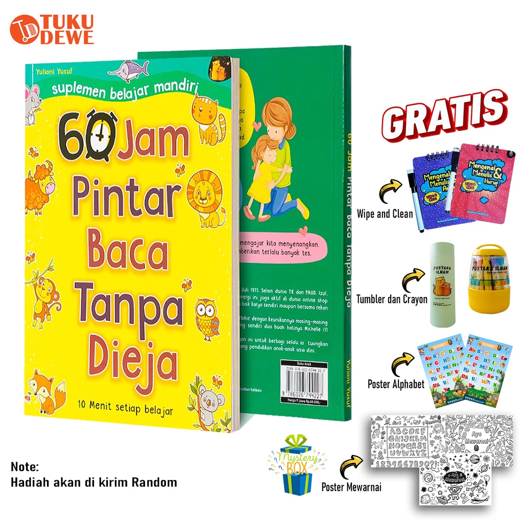 Jual BUKU ANAK BELAJAR MEMBACA - BUKU ANAK MEMBACA - BUKU ANAK - 60 JAM ...