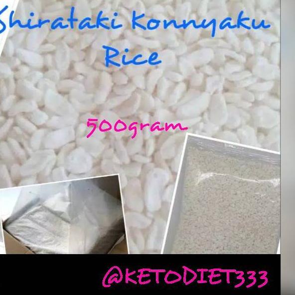 

Dijamin Senang Beras Shirataki Rendah Kalori uk 500gr Low Carbs Konnyaku Rice