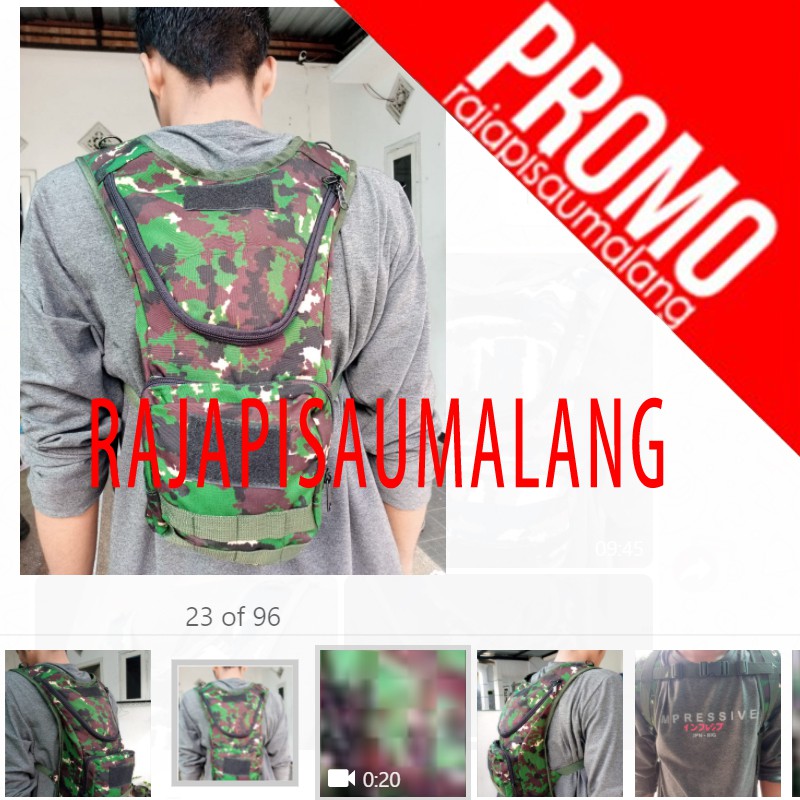 RPM Tas Hydropack Tas Sepeda Tas Gowes Tas Trail Tas Punggung Loreng Tentara Hidropack TPG