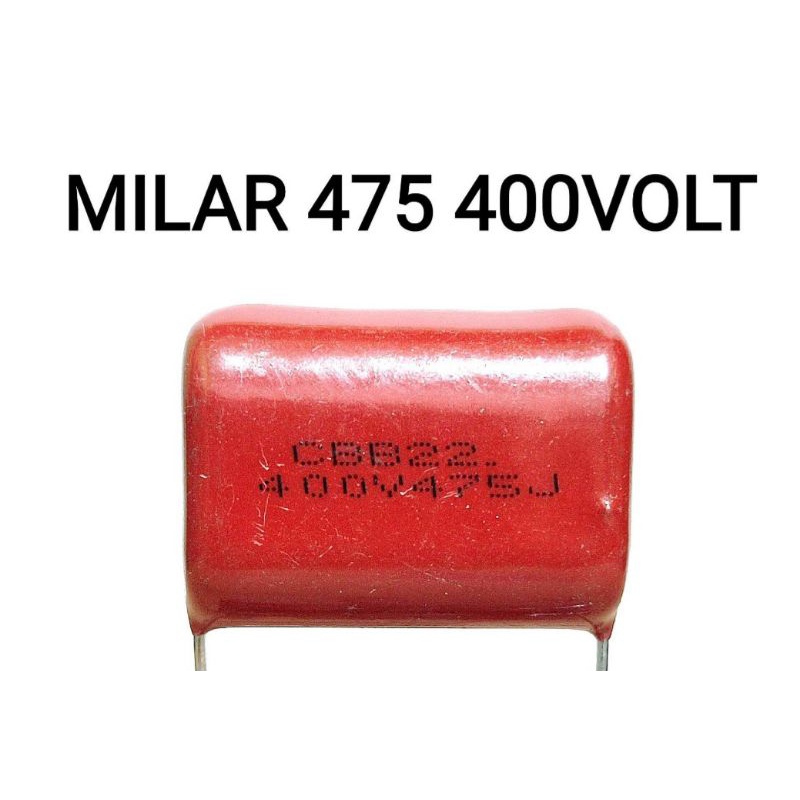 KAPASITOR MILAR CBB 475J 400V / kapasitor milar 4.7uf 400v