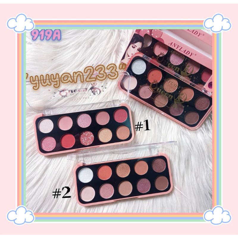 PROMO!!!EYESHADOW PALETTE 15 WARNA ANY LADY 919A/771C