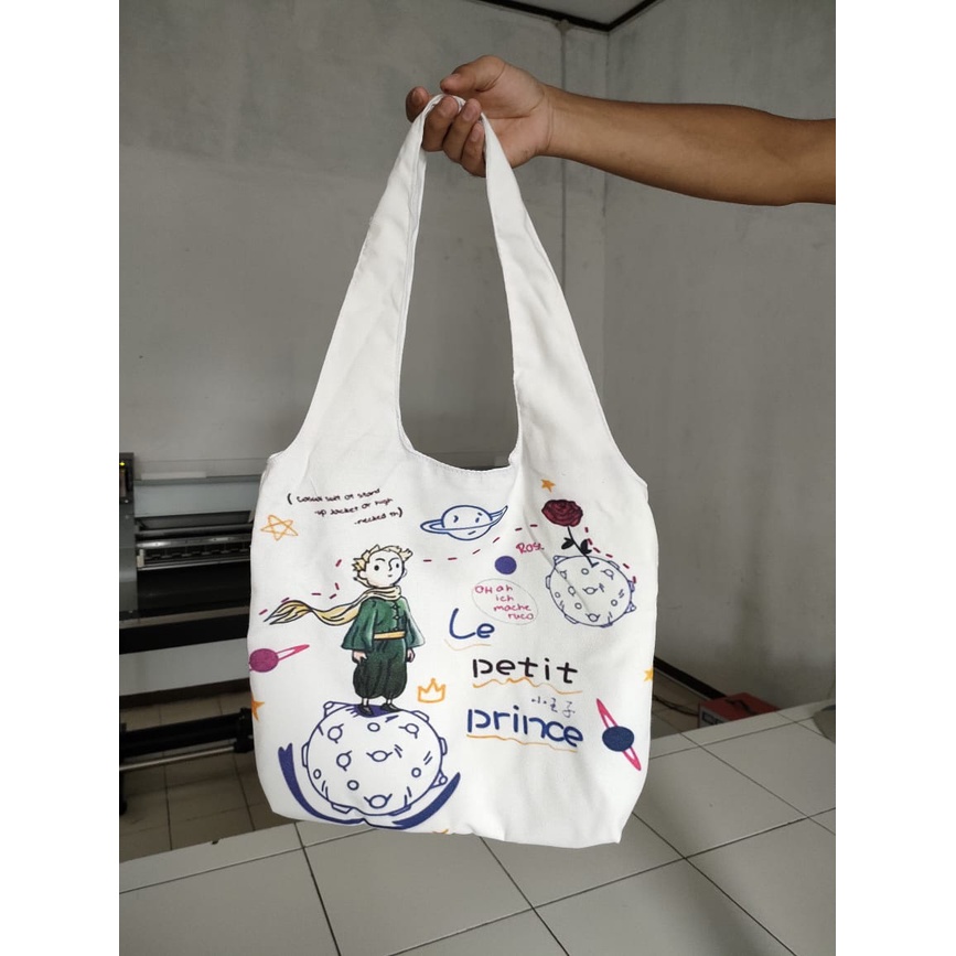 SANSURBAGS Tote Bag Kanvas NJS Tote Bag Big - Tote Bag Wanita Bisa Bayar Ditempat (COD)