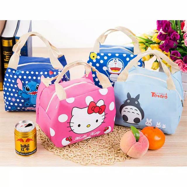 Cooler Bag Karakter Lunch Bag cooler bag Kantong Asi makan bayi tas bekal