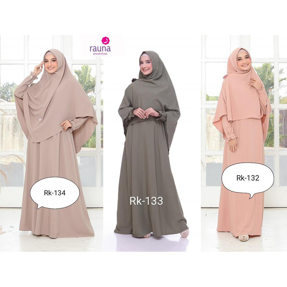 Gamis Wanita  Rauna /  Rk - 132 / Fashion Muslim