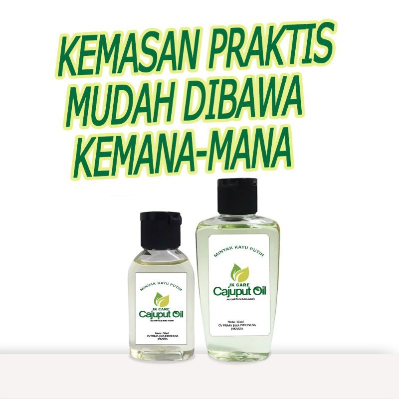 JKCARE Minyak Kayu Putih Ambon 100% ASLI PULAU BURU / CAJUPUT OIL 60ML