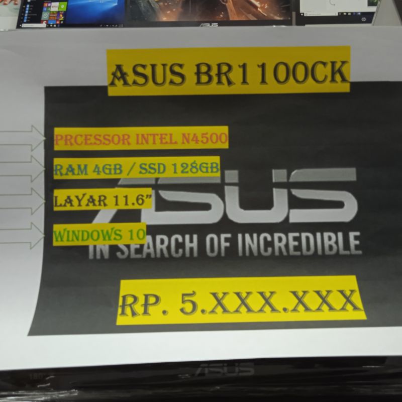 ASUS BR1100CK N4500 4GB SSD 128GB