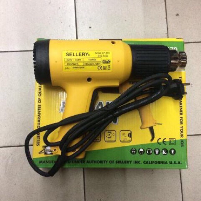 Hot Air Gun / Heat Gun / Hot Gun Pemanas Plastik Shring SELLERY HG-500