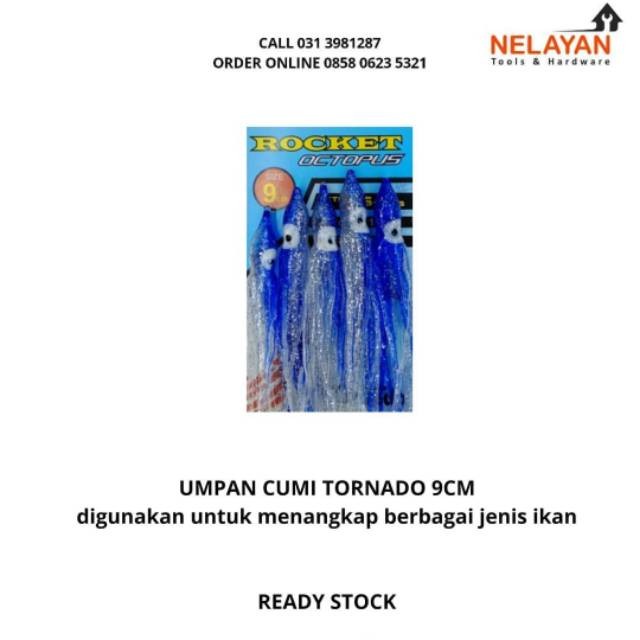UMPAN CUMI TORNADO 9 CM