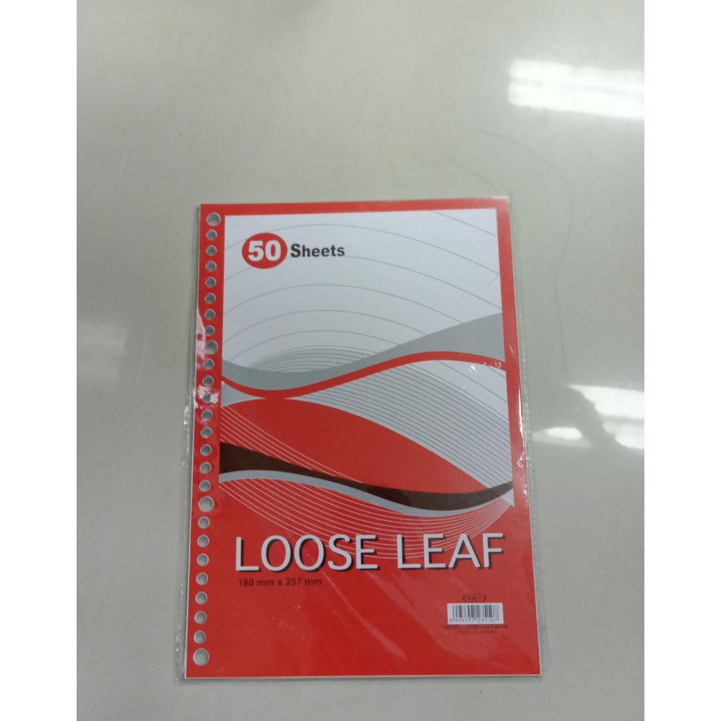 

Kertas Binder Loose Leaf Kiky B5 50 lembar Refill kertas Binder Grosir