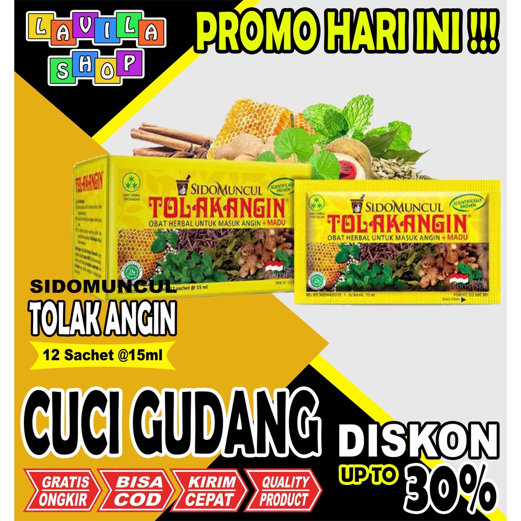 Tolak Angin 12 Sachet