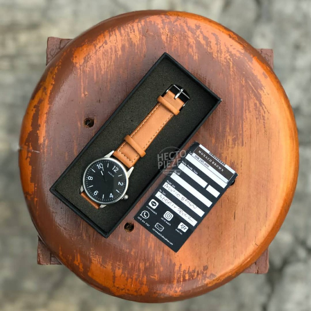 Verve Watch - Monaco Brown | Jam Tangan Pria