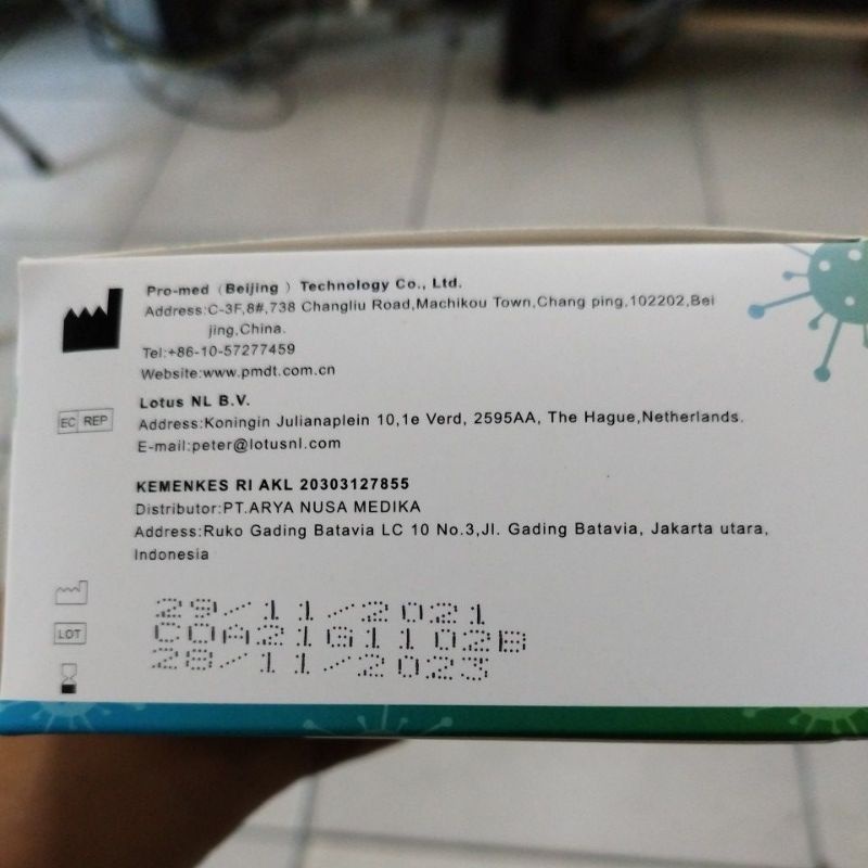 Pro-med Swab Antigen Rapid Test Kemenkes AKL original Impor