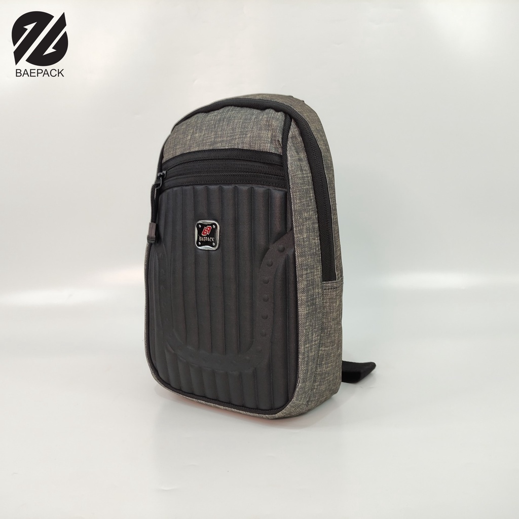 Tas Selempang Cowok Carlos baepack / Tas bahu Pria / Original Baepack / Grey