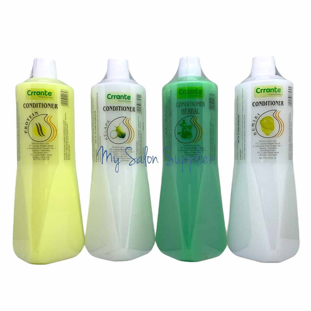 Crrante Conditioner 1000ml / 1 Ltr Herbal / Kelapa / Kemiri / Protein