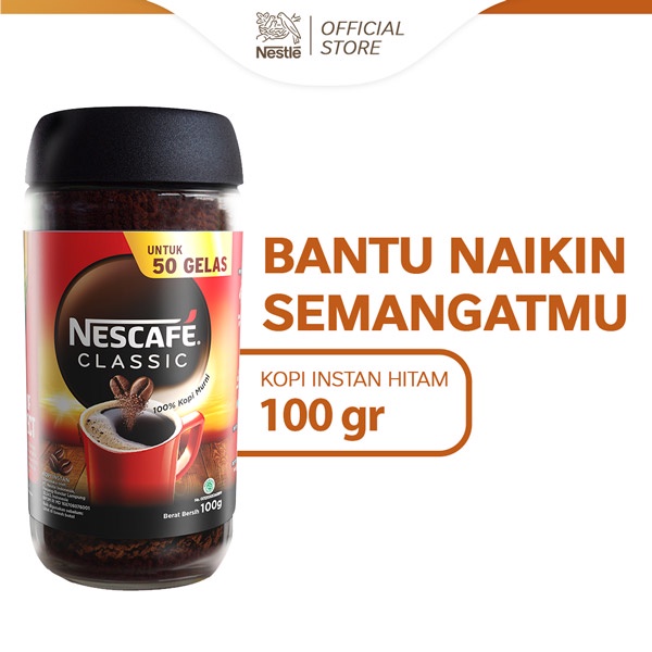 Promo Harga NESCAFE Classic Coffee 100 gr - Shopee