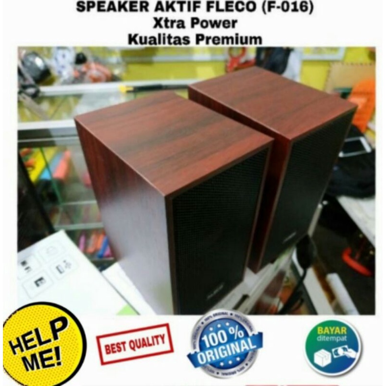 Cod Sepaker Fleco F-016 Speaker komputer/Laptop/Hp/Tv