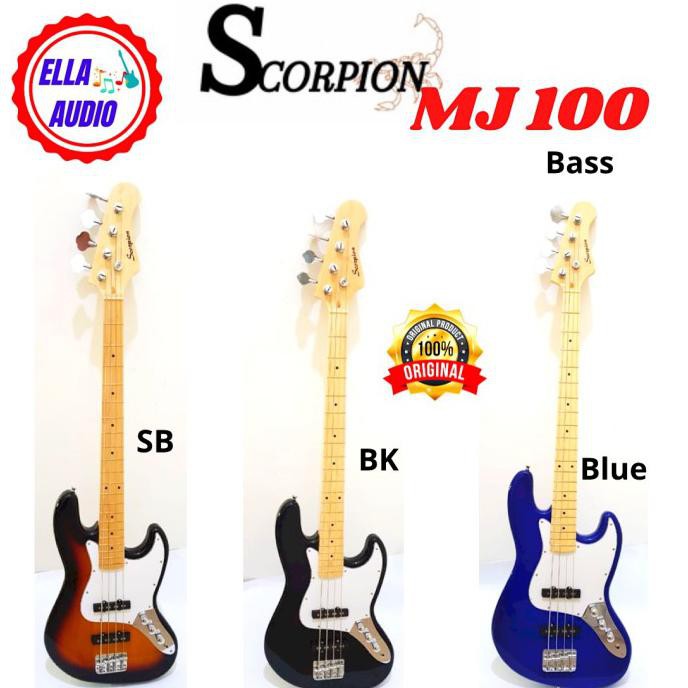 Gitar Scorpion Mj 100 Bass/4 String