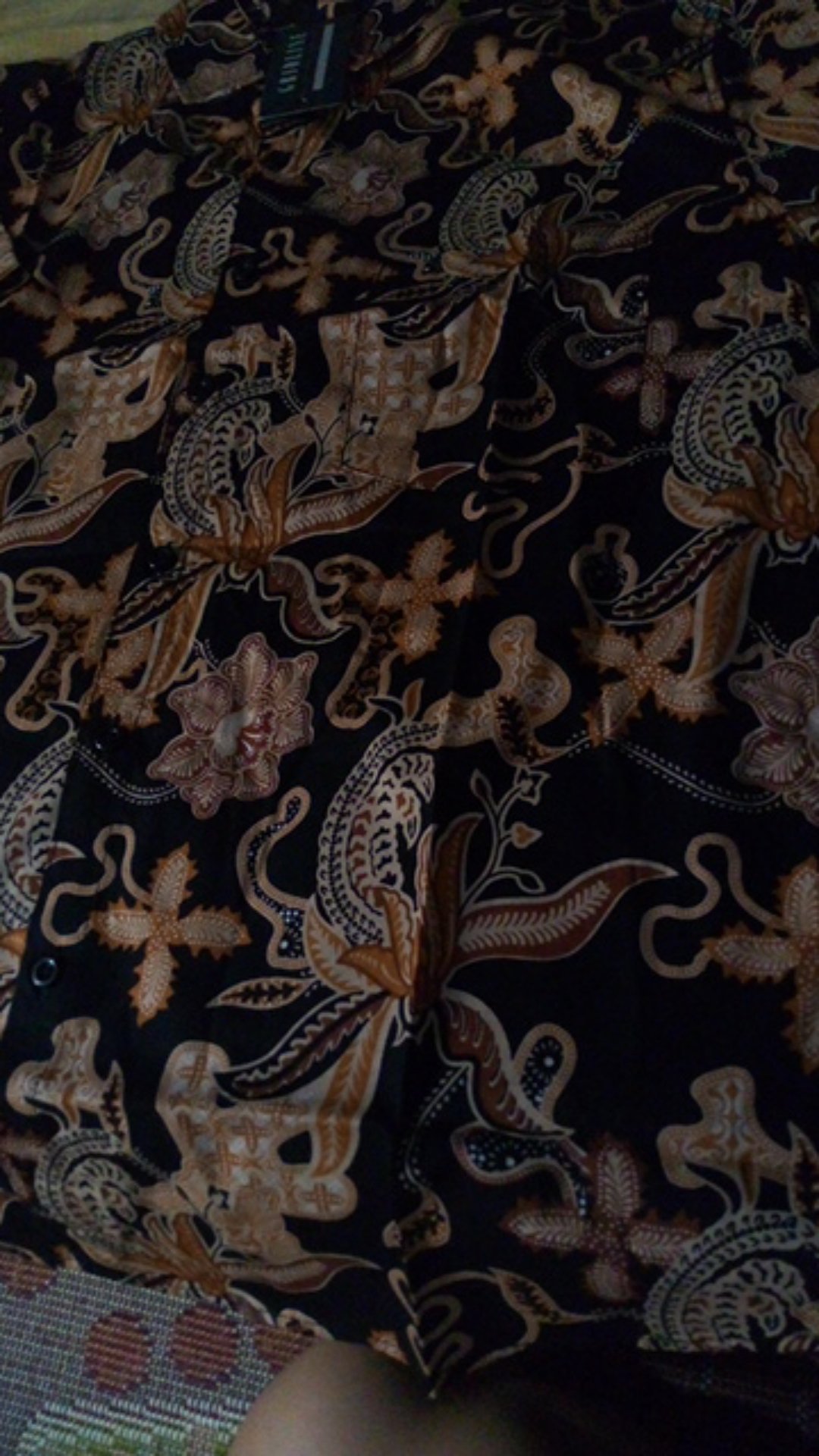 [gridline - R098 Maroon Cream & R092] Kemeja Batik Pria Katun Lengan Pendek Regular Simpel Kasual