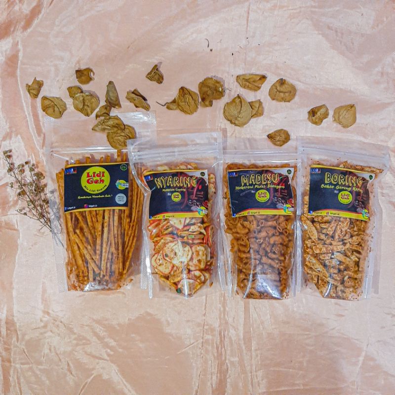 

[PALING MURAH] ISI 150-200GR || Kerupuk Pedas alias Nyaring ala lidi.geh