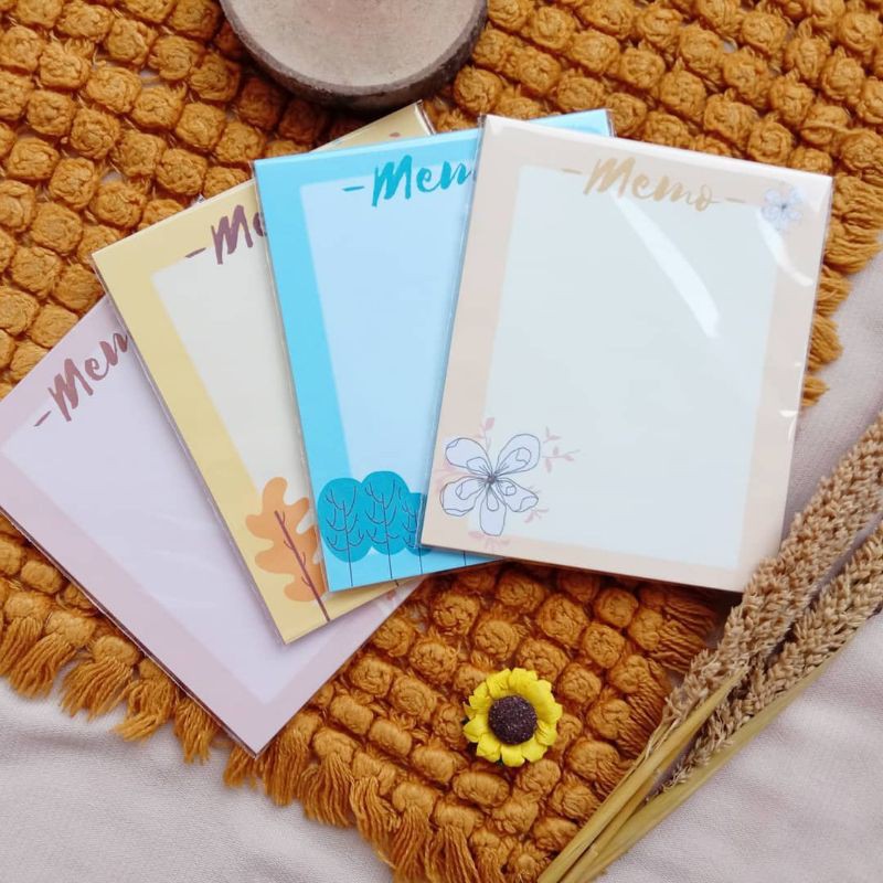 

NOTEPAD PLAIN UNIK UNTUK MEMO DAN NOTES UKURAN 15X12,5 CM