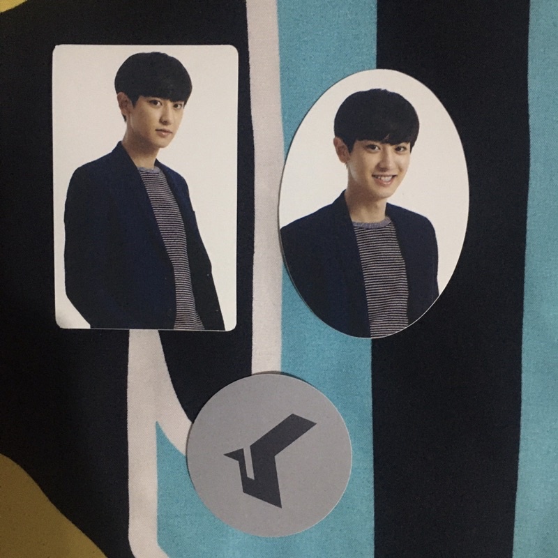 Sticker set pc photocard official exo planet 2 exoluxion exo’luxion park chanyeol pcy cy