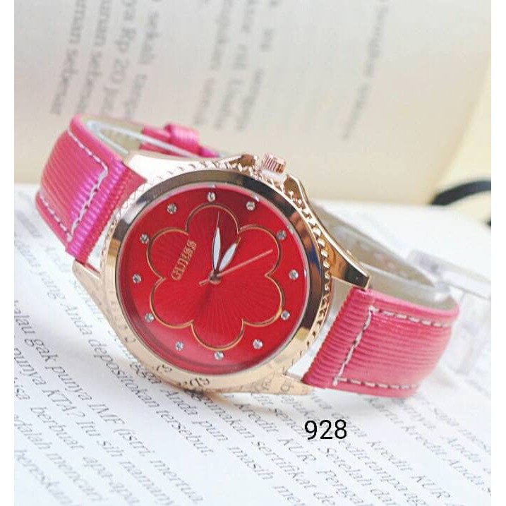 jam tangan guess wanita / jtr 928 merah